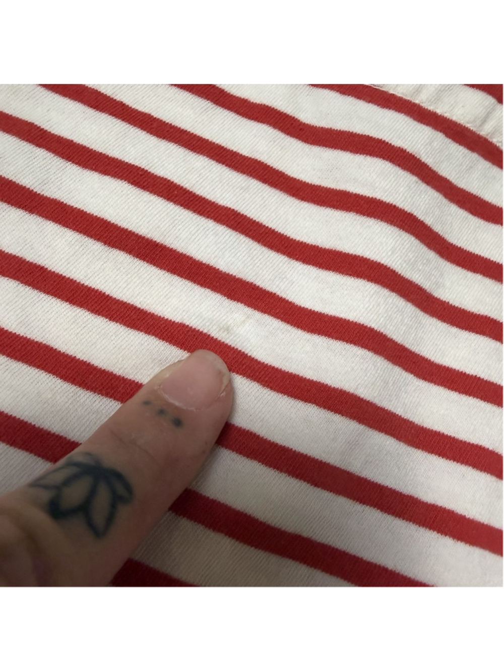 Frank & Eileen Josephine LOT x2 French Stripe Boxy Tee S Red/White & Navy/Blue - Picture 13 of 16